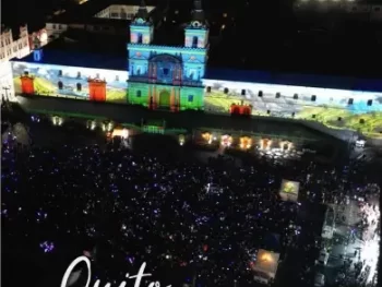 Quito Luz de America Mapping festival